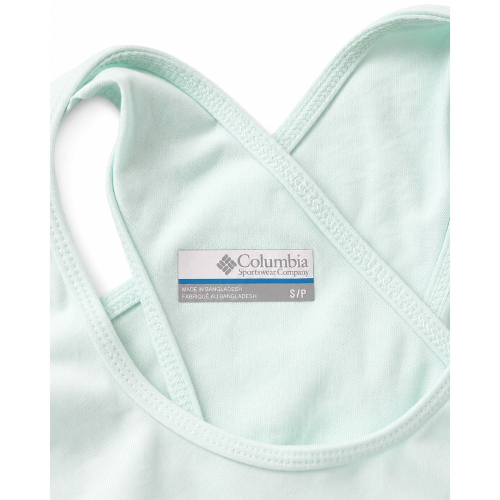 Columbia Womens Mint Green Sun Trek Tank Top Activewear Hiking Outdoor Small - Picture 4 of 6